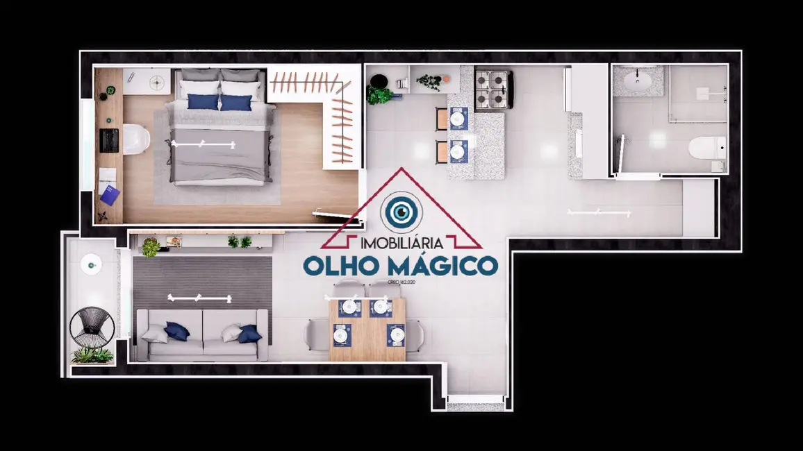 Foto 2 de Apartamento com 1 quarto à venda, 46m2 em Rio Pequeno, São Paulo - SP