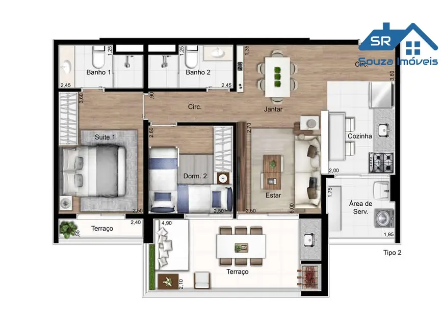 Apartamento com 3 quartos à venda, 86m2 em Vila Progresso, Guarulhos - SP - imagem 4 Foto 4 de Apartamento com 3 quartos à venda, 86m2 em Vila Progresso, Guarulhos - SP