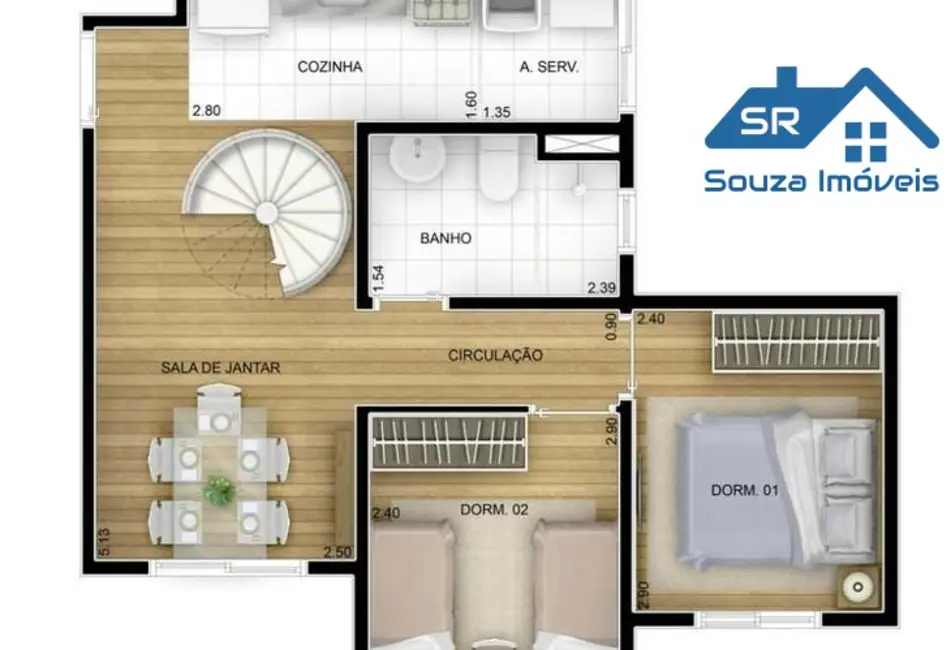 Foto 8 de Apartamento com 2 quartos à venda, 88m2 em Vila Rio de Janeiro, Guarulhos - SP