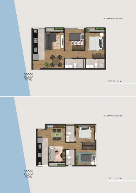 Apartamento com 2 quartos à venda, 46m2 em Residencial Greenville, Pocos De Caldas - MG - imagem 7 Foto 7 de Apartamento com 2 quartos à venda, 46m2 em Residencial Greenville, Pocos De Caldas - MG