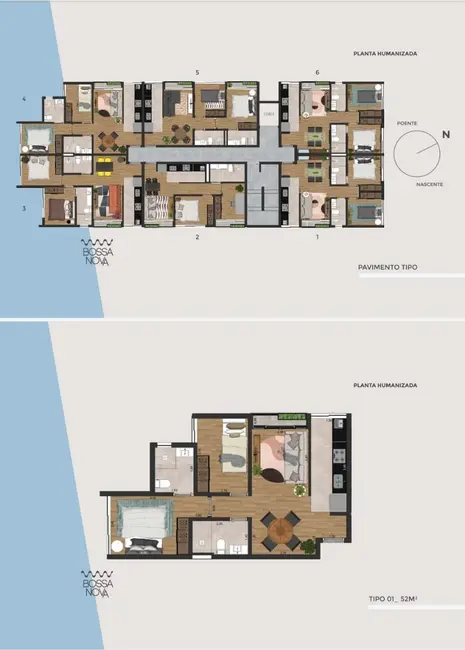 Apartamento com 2 quartos à venda, 46m2 em Residencial Greenville, Pocos De Caldas - MG - imagem 6 Foto 6 de Apartamento com 2 quartos à venda, 46m2 em Residencial Greenville, Pocos De Caldas - MG