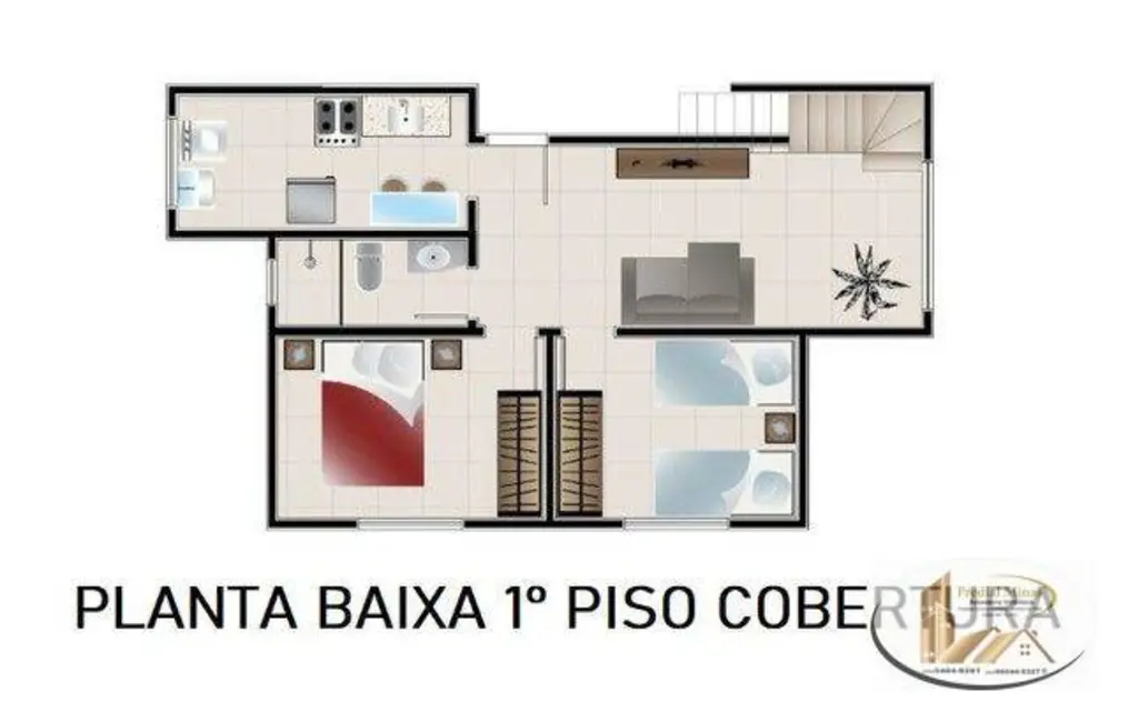 Foto 6 de Cobertura com 2 quartos à venda, 95m2 em Jardim Vitória, Belo Horizonte - MG