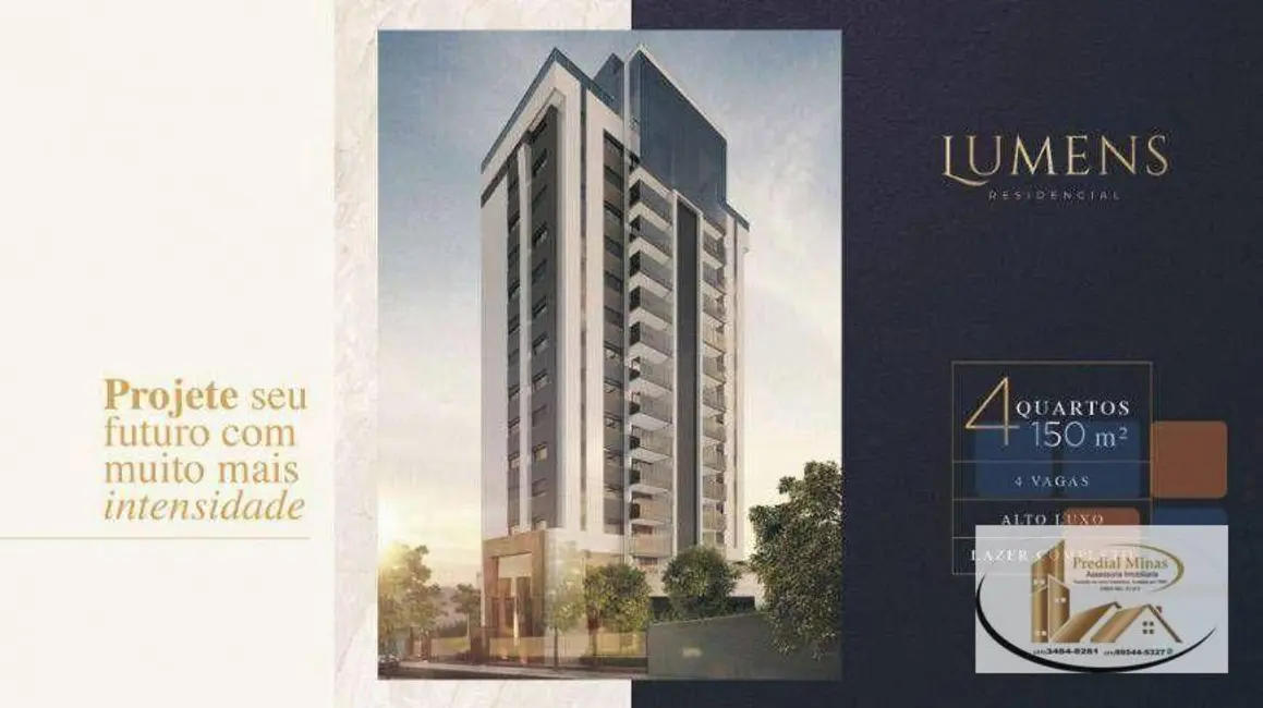 Foto 7 de Apartamento com 4 quartos à venda, 150m2 em Serra, Belo Horizonte - MG