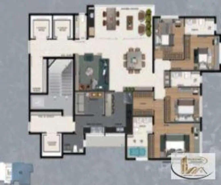 Apartamento com 4 quartos à venda, 173m2 em Vila da Serra, Nova Lima - MG - imagem 7 Foto 7 de Apartamento com 4 quartos à venda, 173m2 em Vila da Serra, Nova Lima - MG