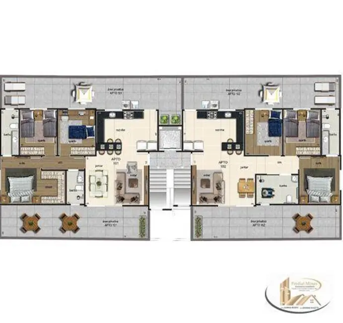 Cobertura com 4 quartos à venda, 149m2 em Planalto, Belo Horizonte - MG - imagem 8 Foto 8 de Cobertura com 4 quartos à venda, 149m2 em Planalto, Belo Horizonte - MG