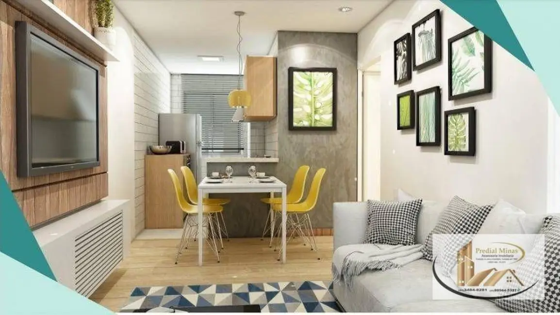 Apartamento com 2 quartos à venda, 43m2 em Diamante (Barreiro), Belo Horizonte - MG - imagem 3 Foto 3 de Apartamento com 2 quartos à venda, 43m2 em Diamante (Barreiro), Belo Horizonte - MG