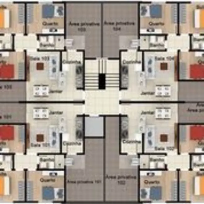 Foto 5 de Apartamento com 3 quartos à venda, 96m2 em Santa Branca, Belo Horizonte - MG