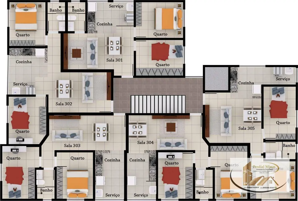 Apartamento com 2 quartos à venda, 43m2 em Vespasiano - MG - imagem 6 Foto 6 de Apartamento com 2 quartos à venda, 43m2 em Vespasiano - MG