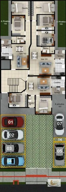 Foto 7 de Apartamento com 2 quartos à venda, 62m2 em Belo Horizonte - MG