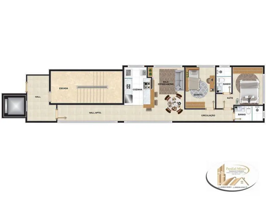 Apartamento com 2 quartos à venda, 59m2 em Lourdes, Belo Horizonte - MG - imagem 9 Foto 9 de Apartamento com 2 quartos à venda, 59m2 em Lourdes, Belo Horizonte - MG