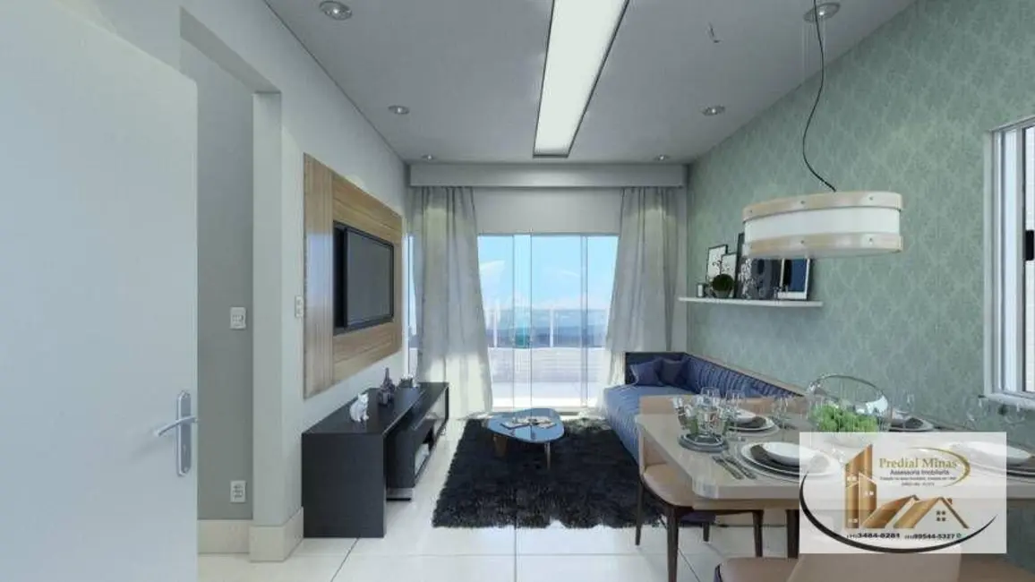 Apartamento com 2 quartos à venda, 53m2 em Contagem - MG - imagem 2 Foto 2 de Apartamento com 2 quartos à venda, 53m2 em Contagem - MG