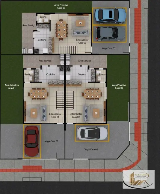 Casa de Condomínio com 3 quartos à venda, 163m2 em Céu Azul, Belo Horizonte - MG - imagem 4 Foto 4 de Casa de Condomínio com 3 quartos à venda, 163m2 em Céu Azul, Belo Horizonte - MG