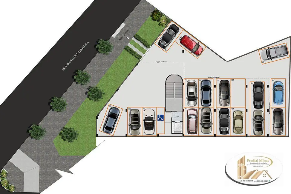 Apartamento com 3 quartos à venda, 72m2 em Belo Horizonte - MG - imagem 9 Foto 9 de Apartamento com 3 quartos à venda, 72m2 em Belo Horizonte - MG