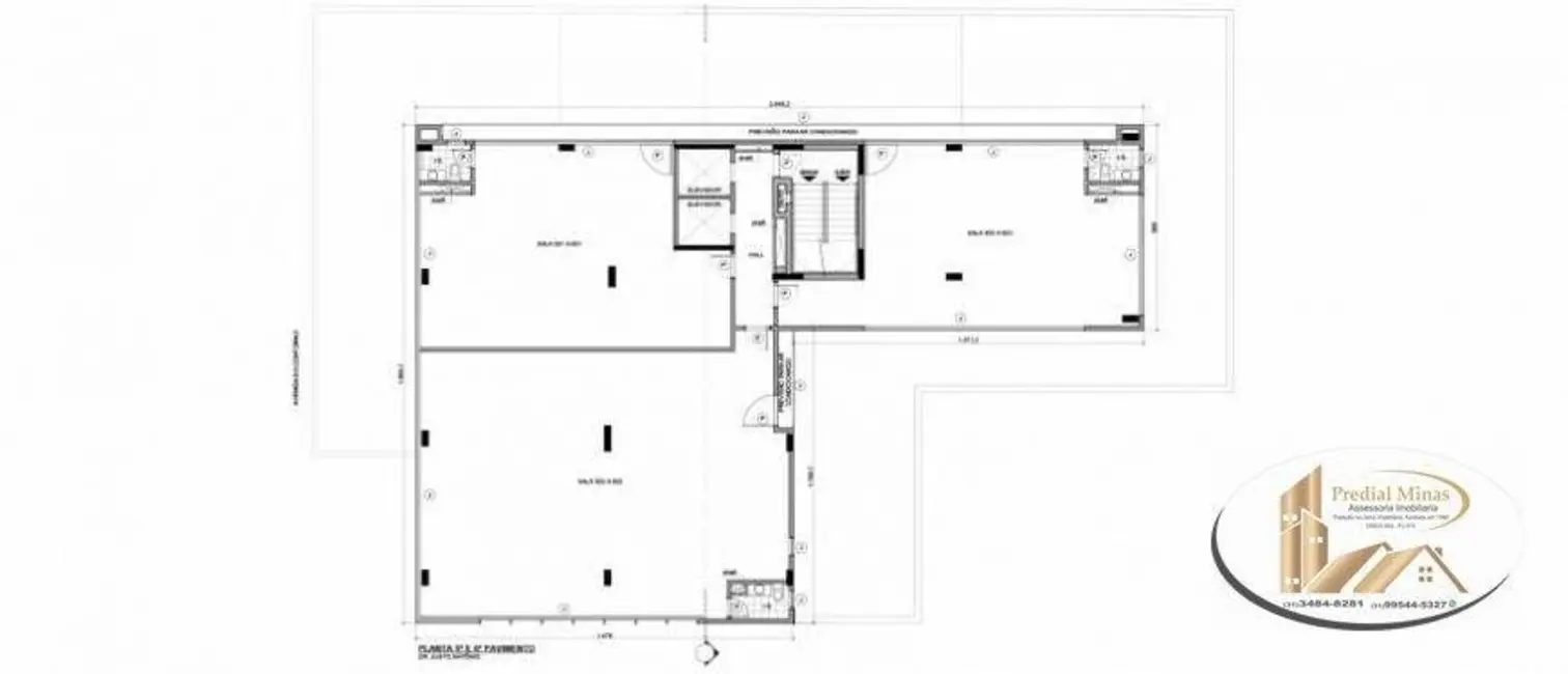 Foto 7 de Sala Comercial para alugar, 178m2 em Santo Agostinho, Belo Horizonte - MG