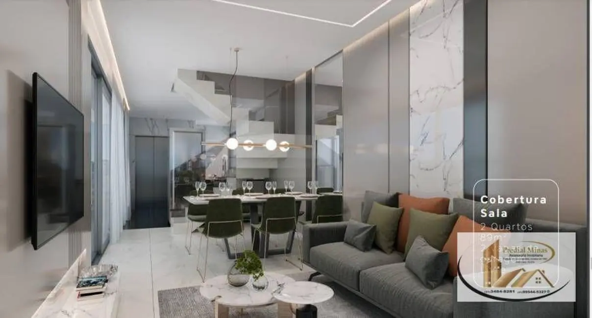 Cobertura com 2 quartos à venda, 95m2 em Funcionários, Belo Horizonte - MG - imagem 8 Foto 8 de Cobertura com 2 quartos à venda, 95m2 em Funcionários, Belo Horizonte - MG