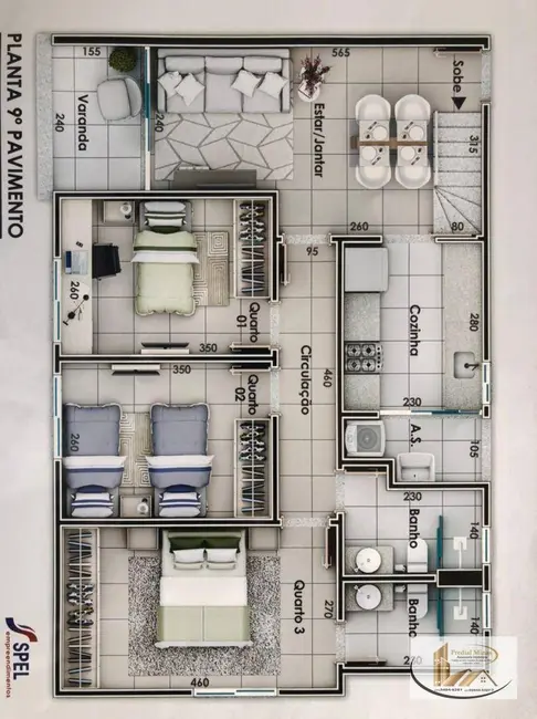 Foto 8 de Apartamento com 3 quartos à venda, 145m2 em Nova Suíssa, Belo Horizonte - MG