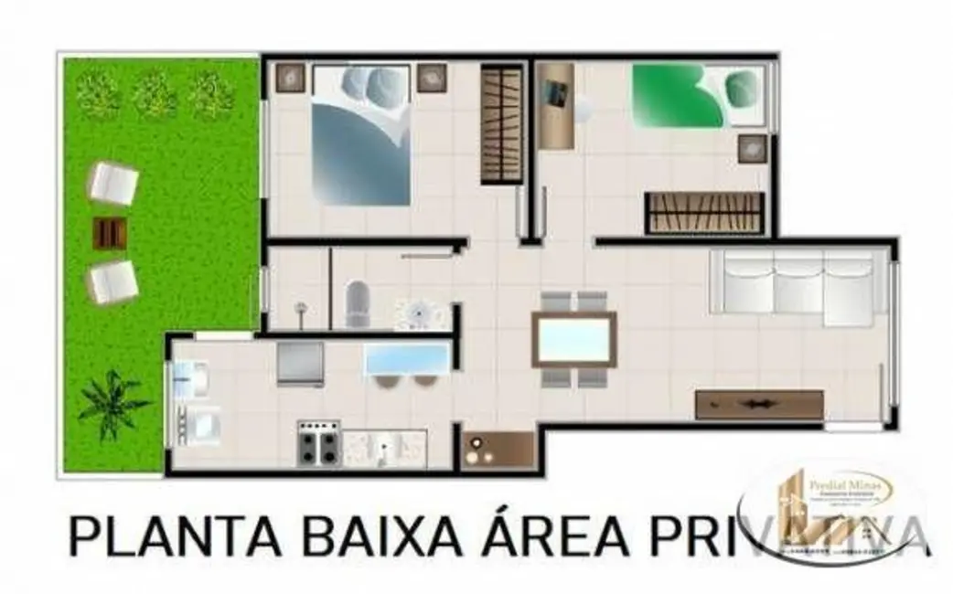 Foto 6 de Apartamento com 2 quartos à venda, 60m2 em Jardim Vitória, Belo Horizonte - MG