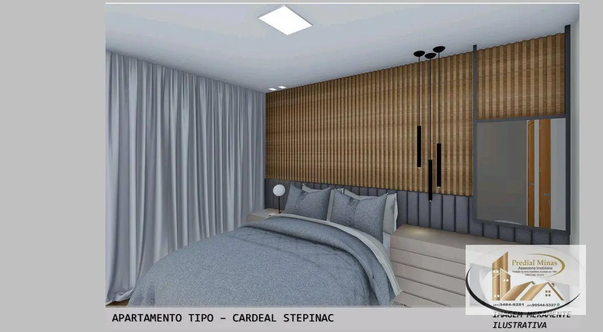 Foto 6 de Apartamento com 4 quartos à venda, 133m2 em Cidade Nova, Belo Horizonte - MG