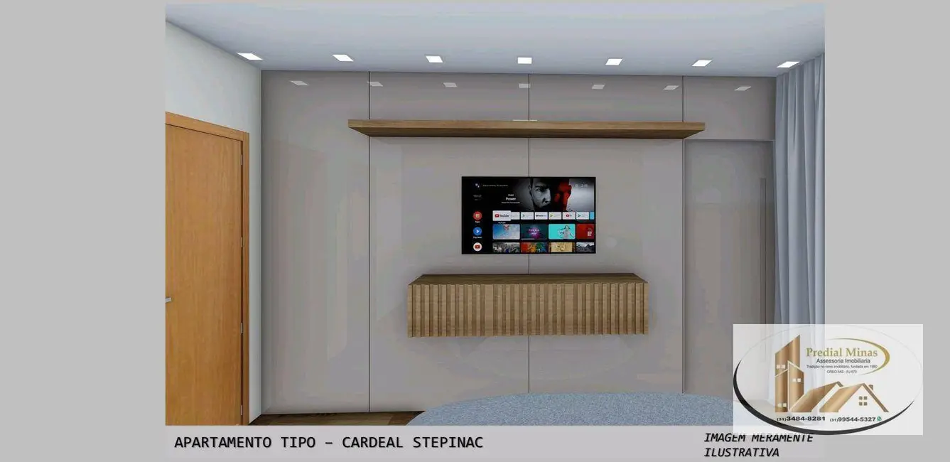 Foto 5 de Apartamento com 4 quartos à venda, 133m2 em Cidade Nova, Belo Horizonte - MG