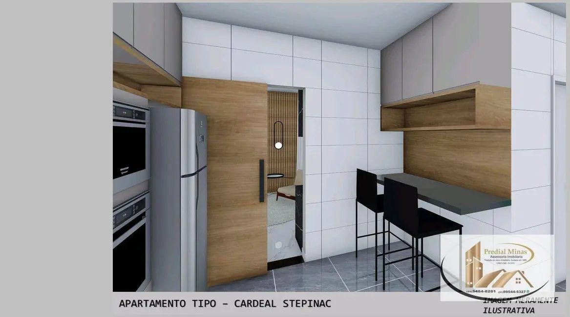 Foto 8 de Apartamento com 4 quartos à venda, 133m2 em Cidade Nova, Belo Horizonte - MG