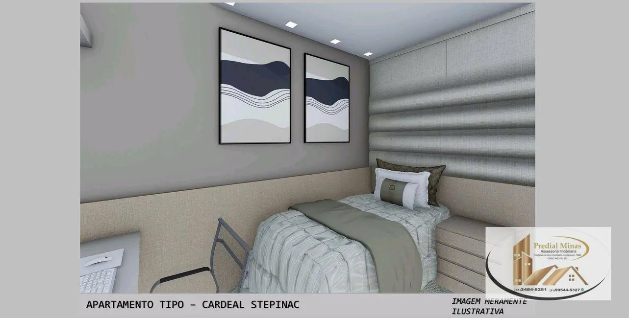 Foto 3 de Apartamento com 4 quartos à venda, 133m2 em Cidade Nova, Belo Horizonte - MG