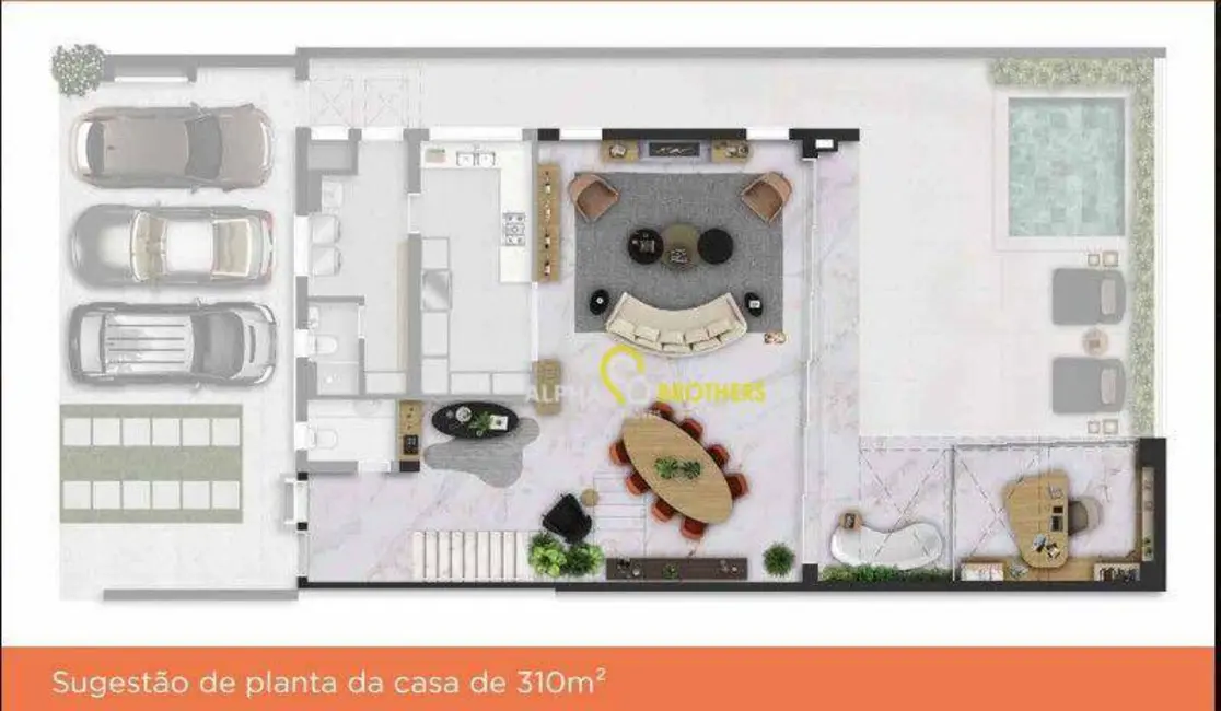 Foto 5 de Casa de Condomínio com 4 quartos à venda, 310m2 em Tamboré, Santana De Parnaiba - SP