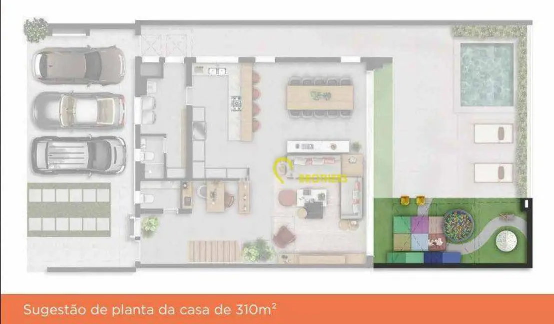 Foto 4 de Casa de Condomínio com 4 quartos à venda, 310m2 em Tamboré, Santana De Parnaiba - SP