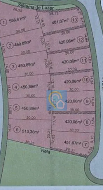 Foto 3 de Terreno / Lote à venda, 420m2 em Colinas da Anhangüera, Santana De Parnaiba - SP