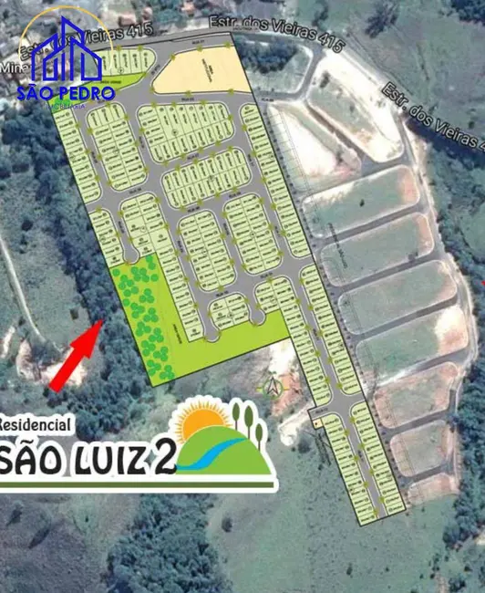 Foto 2 de Terreno / Lote à venda, 200m2 em Jacutinga - MG