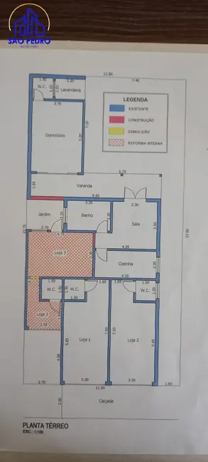 Foto 2 de Casa com 1 quarto à venda, 16777215m2 em Vila Cristóvam, Limeira - SP
