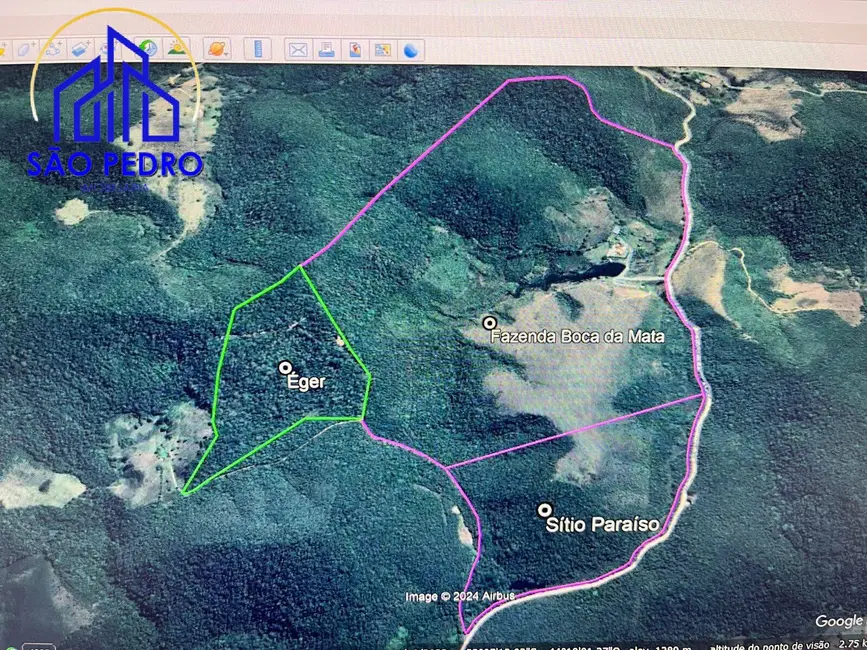 Foto 1 de Sítio / Rancho à venda, 10m2 em Liberdade - MG