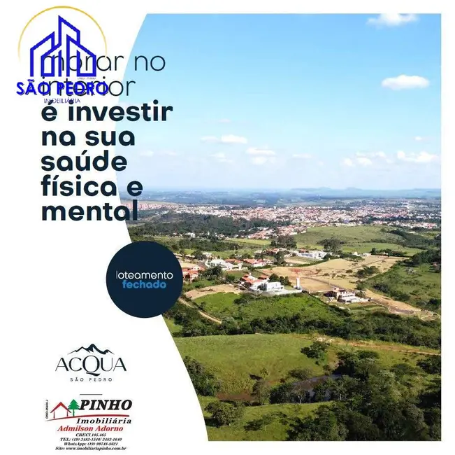 Foto 3 de Terreno / Lote à venda, 1000m2 em Sao Pedro - SP