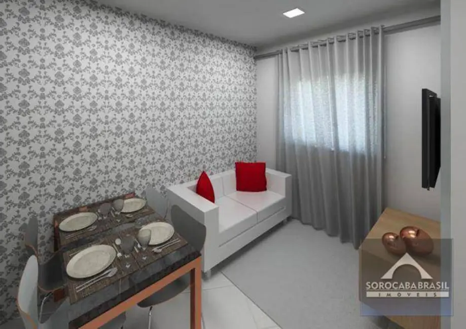Foto 1 de Apartamento com 1 quarto à venda, 32m2 em Wanel Ville, Sorocaba - SP