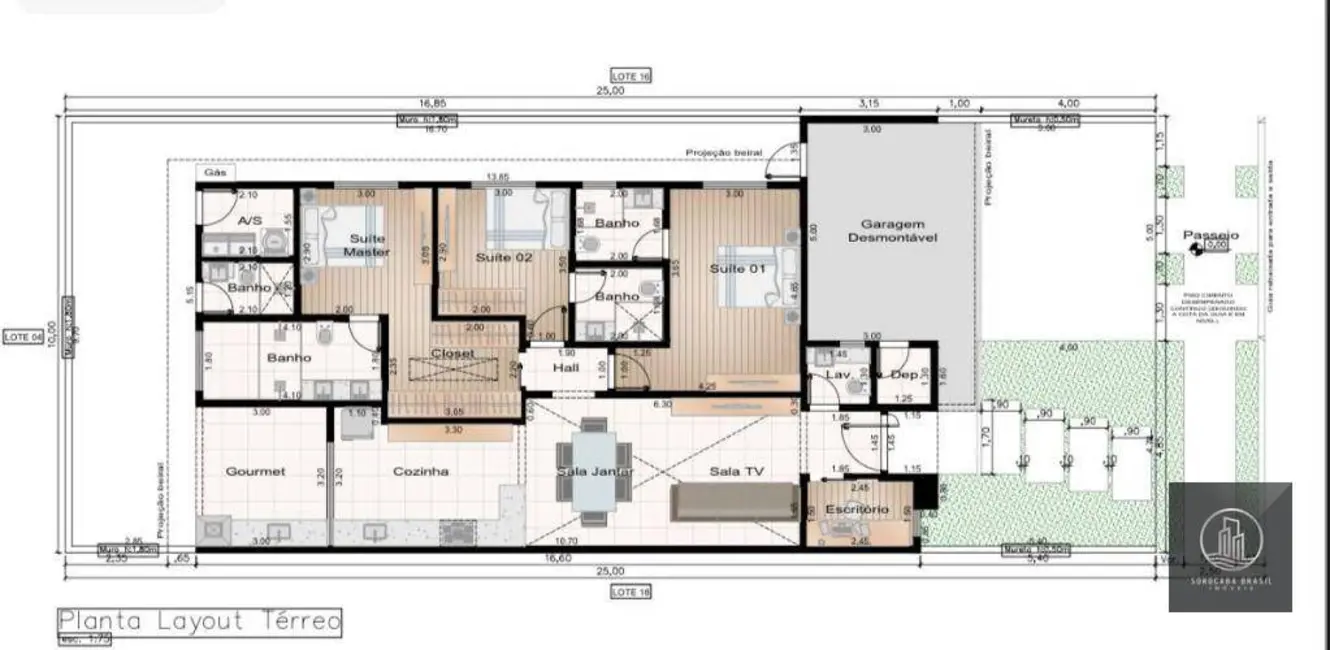 Foto 2 de Casa de Condomínio com 3 quartos à venda, 250m2 em Sorocaba - SP