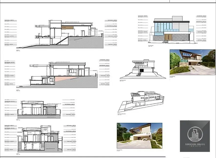 Foto 3 de Casa de Condomínio com 3 quartos à venda, 489m2 em Alphaville Nova Esplanada, Votorantim - SP