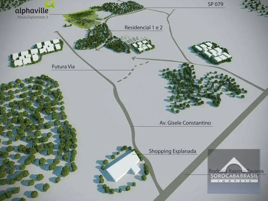 Foto 5 de Terreno / Lote à venda, 556m2 em Alphaville Nova Esplanada, Votorantim - SP