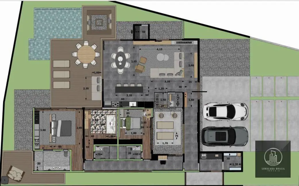 Foto 6 de Casa de Condomínio com 3 quartos à venda, 519m2 em Parque Bela Vista, Votorantim - SP