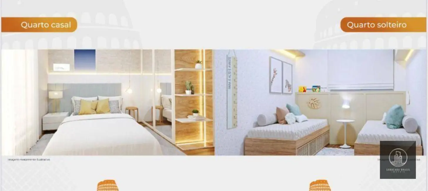 Apartamento com 2 quartos à venda, 44m2 em Sorocaba - SP - imagem 9 Foto 9 de Apartamento com 2 quartos à venda, 44m2 em Sorocaba - SP