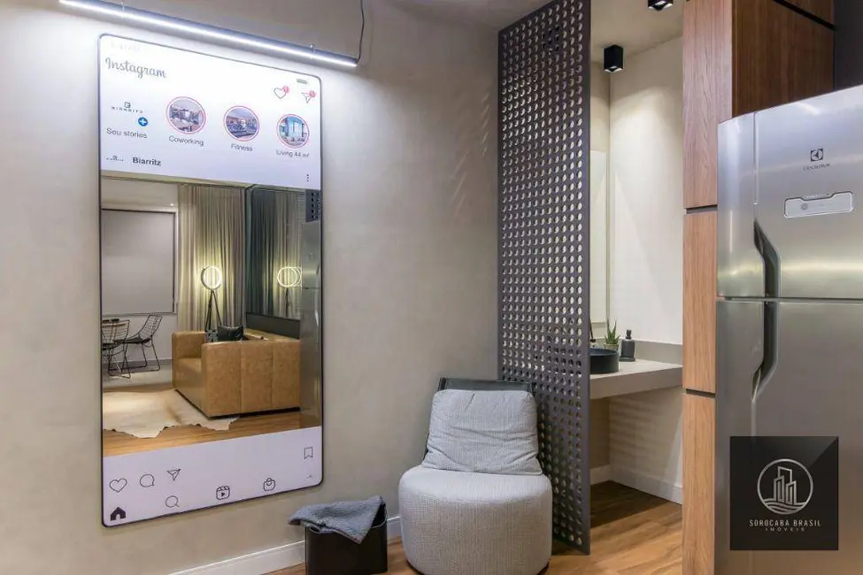 Apartamento com 1 quarto à venda, 44m2 em Parque Campolim, Sorocaba - SP - imagem 8 Foto 8 de Apartamento com 1 quarto à venda, 44m2 em Parque Campolim, Sorocaba - SP