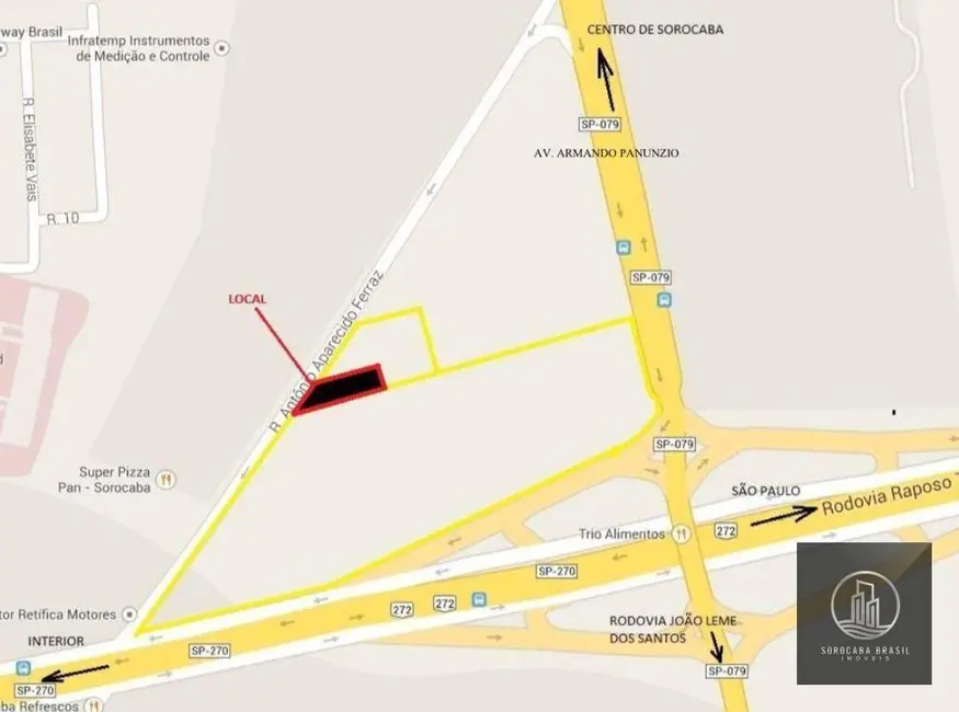 Foto 6 de Terreno / Lote à venda, 2204m2 em Parque Santa Isabel, Sorocaba - SP