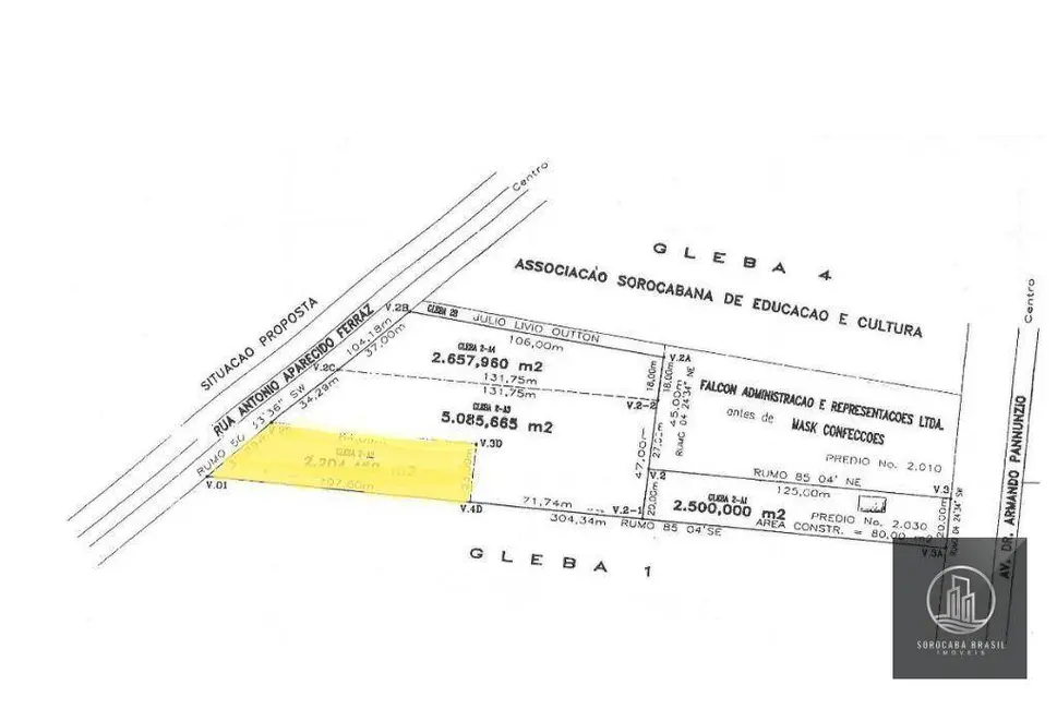 Foto 7 de Terreno / Lote à venda, 2204m2 em Parque Santa Isabel, Sorocaba - SP
