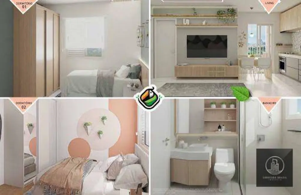 Foto 5 de Apartamento com 2 quartos à venda, 47m2 em Jardim Novo Mundo, Sorocaba - SP