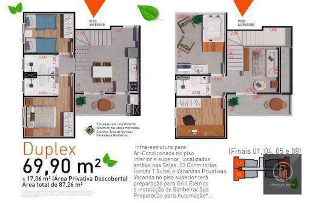 Foto 9 de Apartamento com 2 quartos à venda, 47m2 em Jardim Novo Mundo, Sorocaba - SP