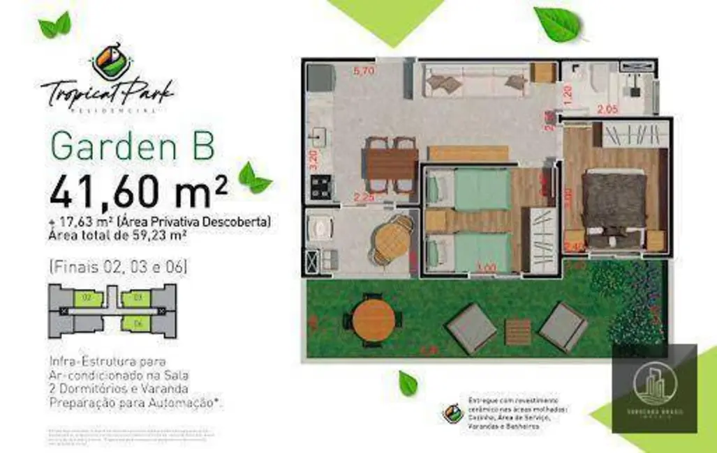 Foto 7 de Apartamento com 2 quartos à venda, 47m2 em Jardim Novo Mundo, Sorocaba - SP