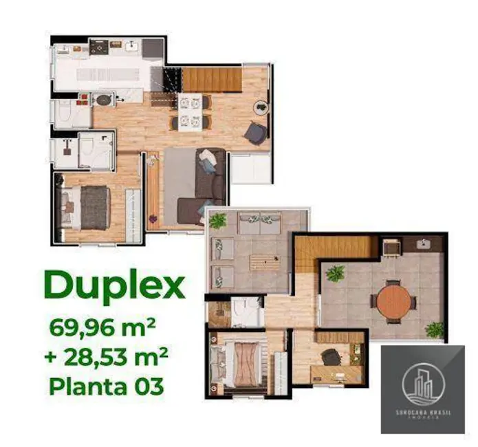 Apartamento com 2 quartos à venda, 47m2 em Chácaras Reunidas São Jorge, Sorocaba - SP - imagem 4 Foto 4 de Apartamento com 2 quartos à venda, 47m2 em Chácaras Reunidas São Jorge, Sorocaba - SP