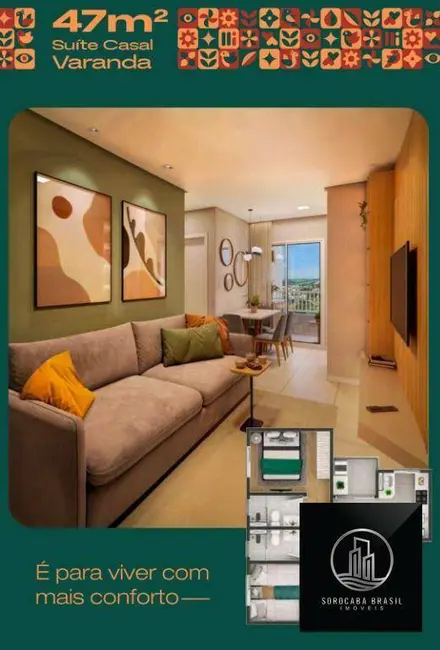 Apartamento com 2 quartos à venda, 52m2 em Sorocaba - SP - imagem 7 Foto 7 de Apartamento com 2 quartos à venda, 52m2 em Sorocaba - SP