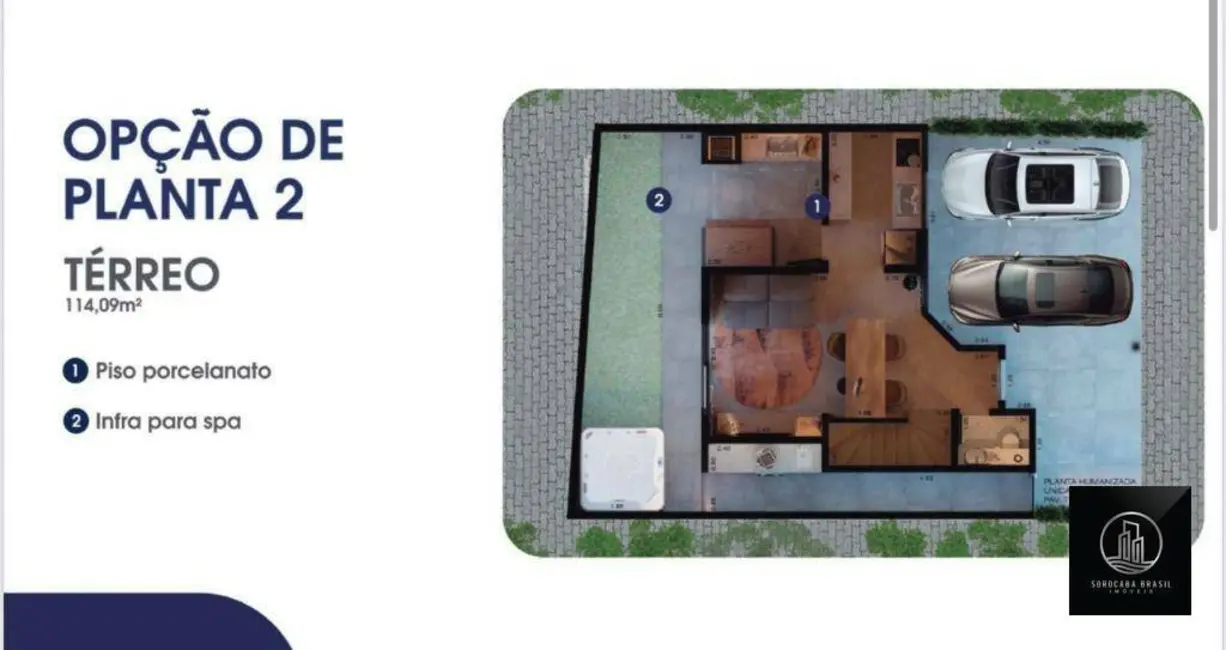 Sobrado com 3 quartos à venda, 119m2 em Chácaras Reunidas São Jorge, Sorocaba - SP - imagem 6 Foto 6 de Sobrado com 3 quartos à venda, 119m2 em Chácaras Reunidas São Jorge, Sorocaba - SP