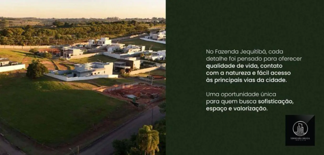 Foto 2 de Terreno / Lote à venda, 1205m2 em Parque Ecoresidencial Fazenda Jequitibá, Sorocaba - SP