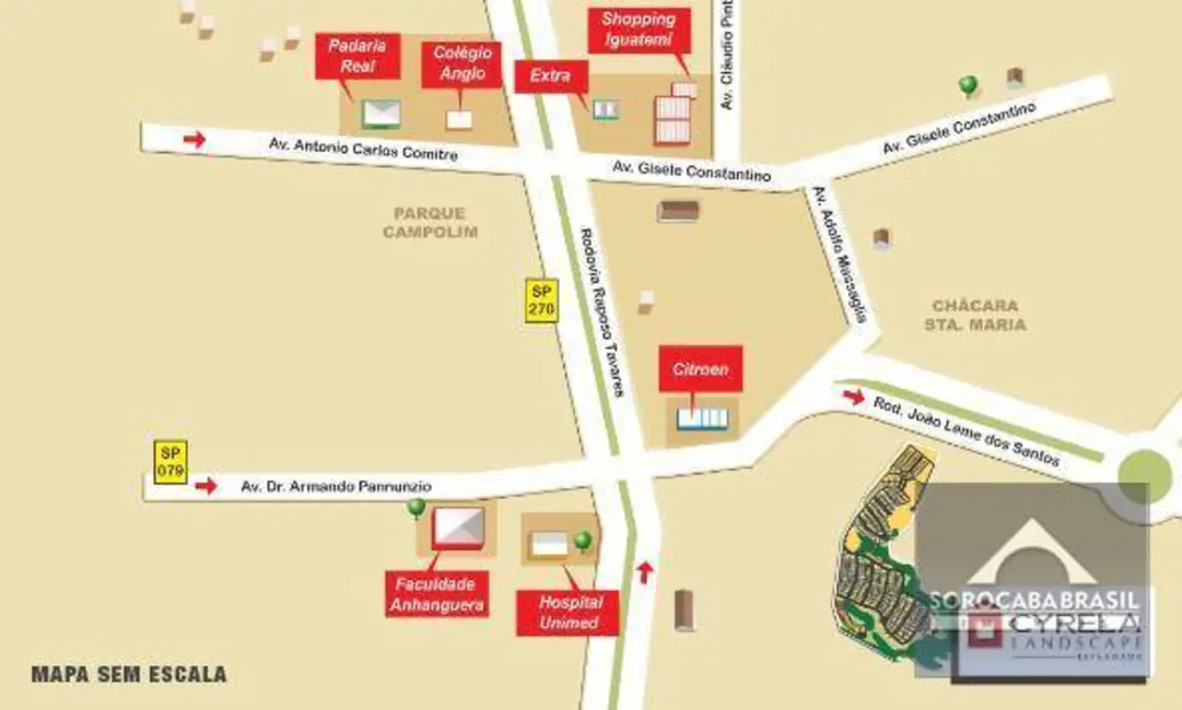 Foto 7 de Terreno / Lote à venda, 433m2 em Votorantim - SP