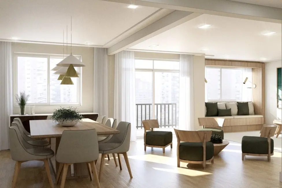Apartamento com 4 quartos à venda, 167m2 em Moema, São Paulo - SP - imagem 5 Foto 5 de Apartamento com 4 quartos à venda, 167m2 em Moema, São Paulo - SP